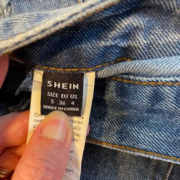 Shein Blue Jeans Size 4 - Picture 3 of 4